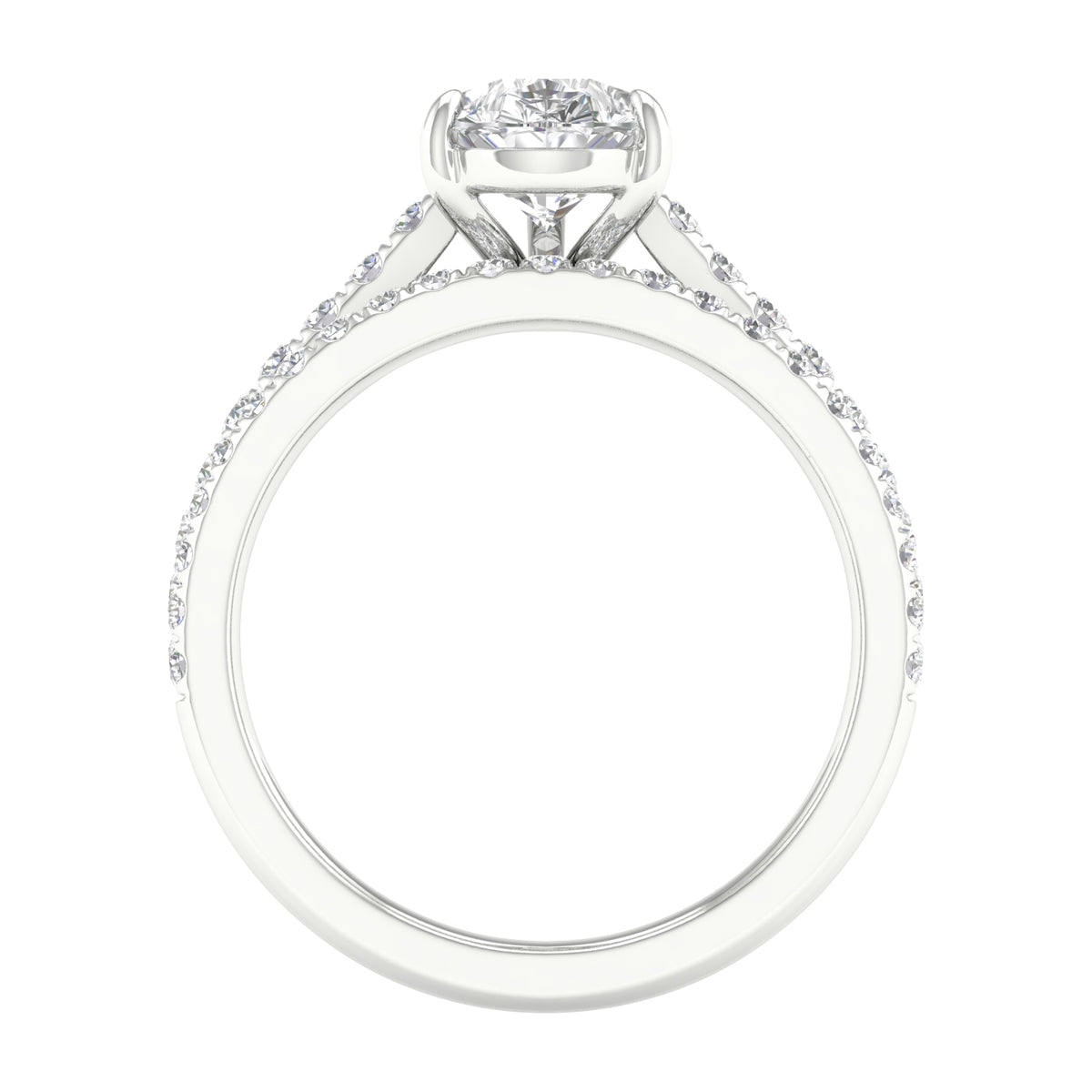 14K 1.50CT Certified Lab Grown Diamond Bridal