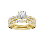 14K 1.40CT Lab Grown Diamond Bridal Set