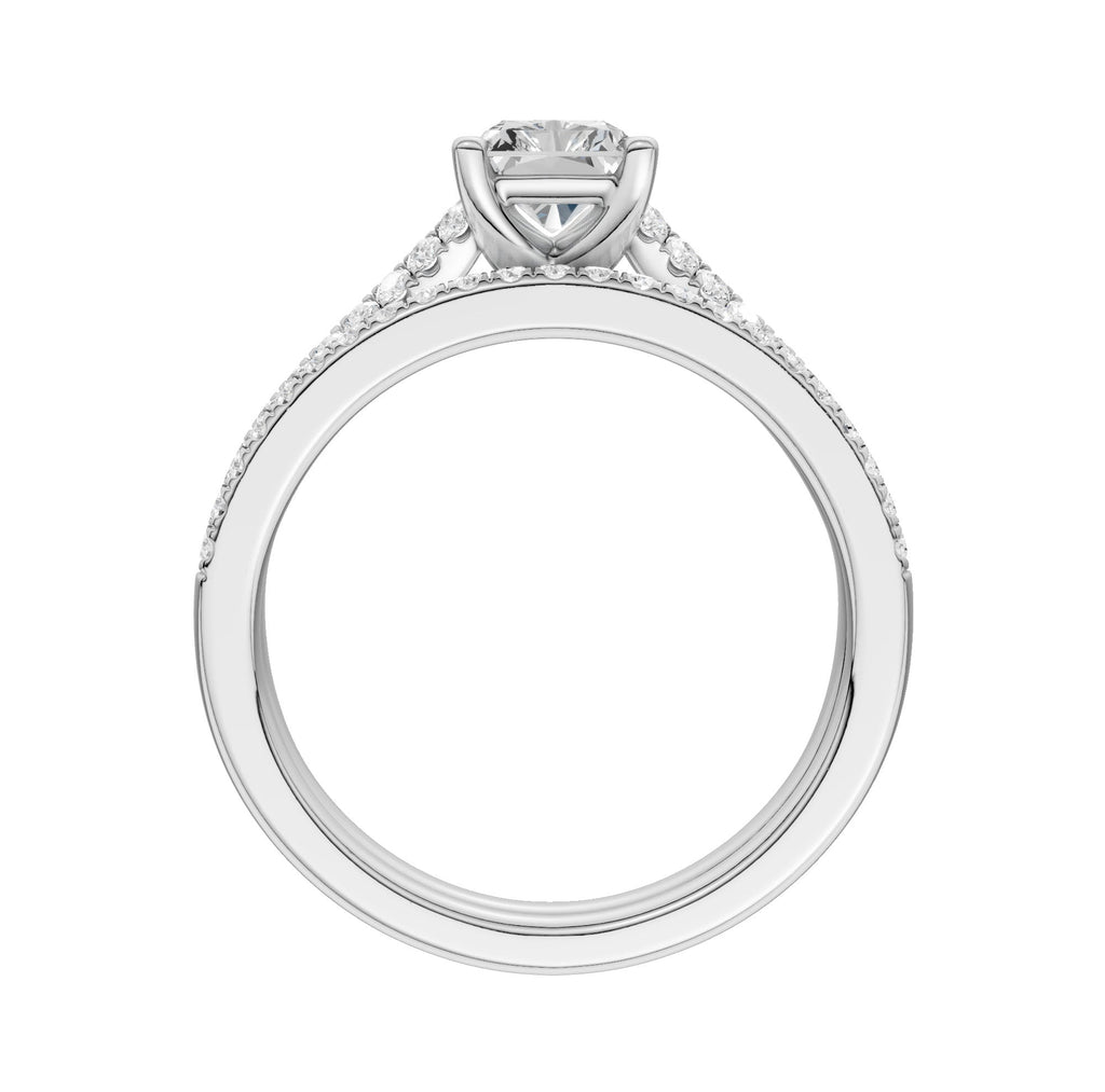 Certified Lab Grown 14K 1.40CT Diamond Bridal Set