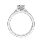 Certified Lab Grown 14K 1.40CT Diamond Bridal Set