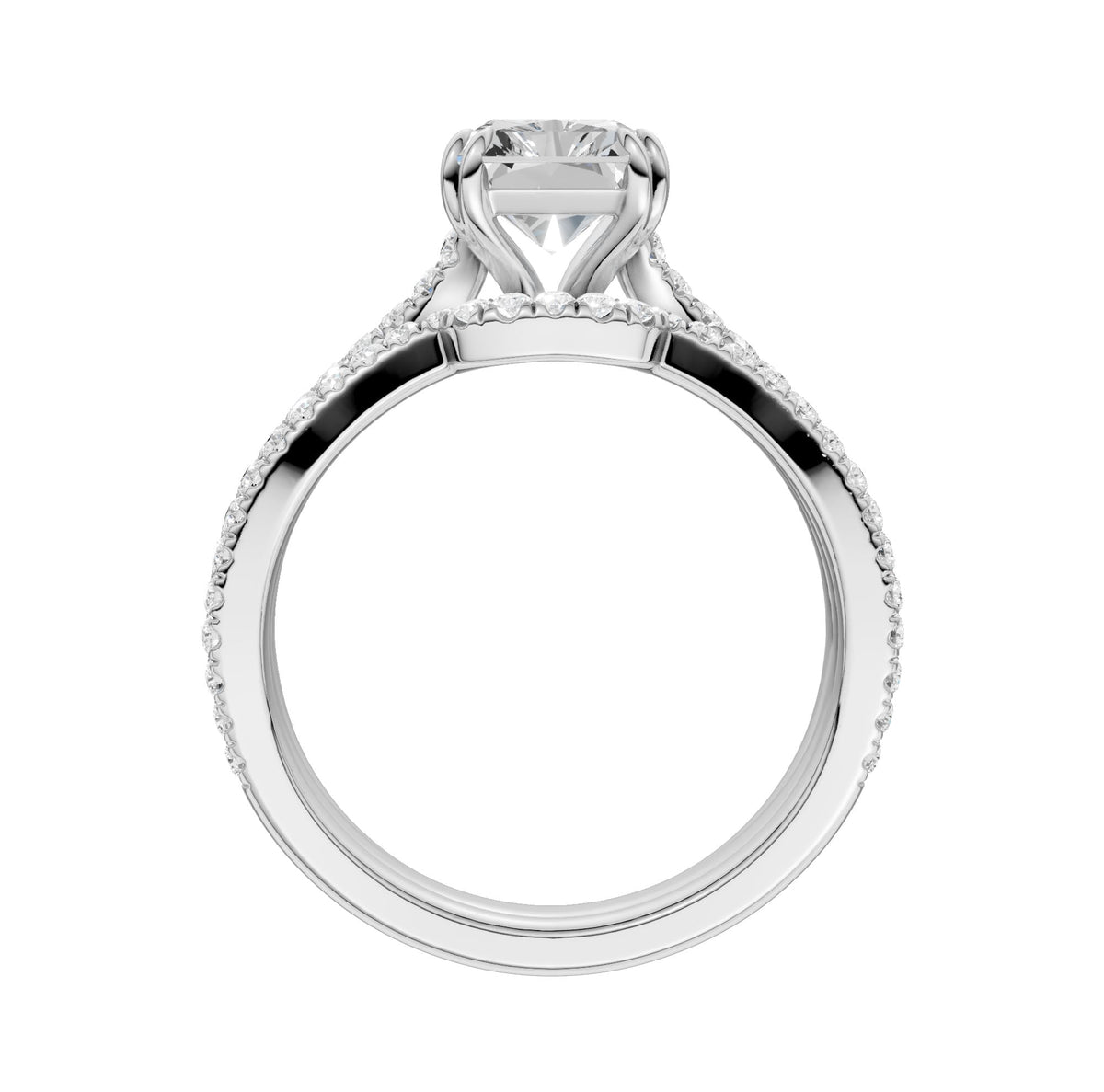 14K 2.50 CT Lab Grown Diamond Bridal Set