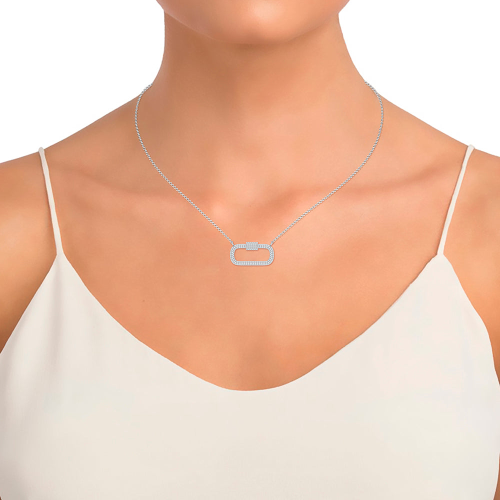 14K 0.36CT DIAMOND NECKLACE