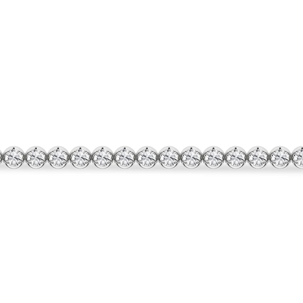 14K 10.00ct Lab Grown Bracelet ( EGL Certified )