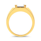 14K 1.98CT Certified Lab Grown Mens Ring