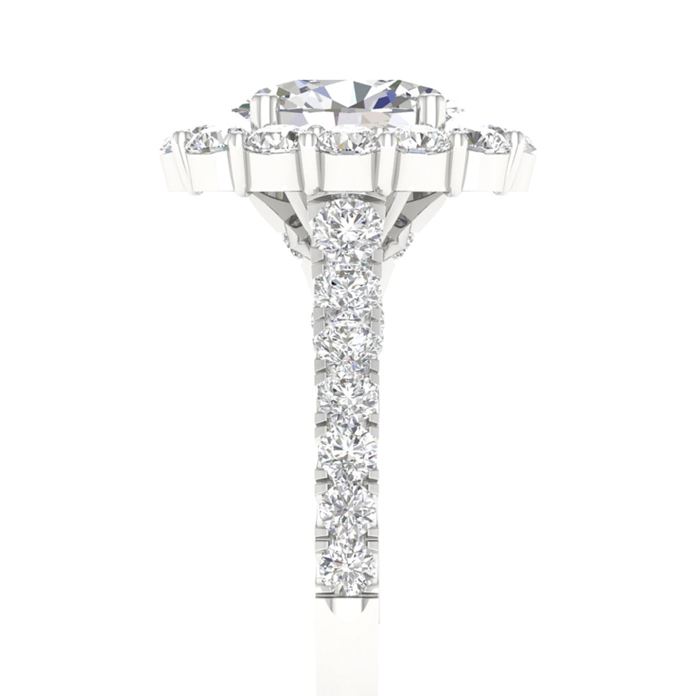 14K 2.00CT Lab Grown Diamond Engagement Ring