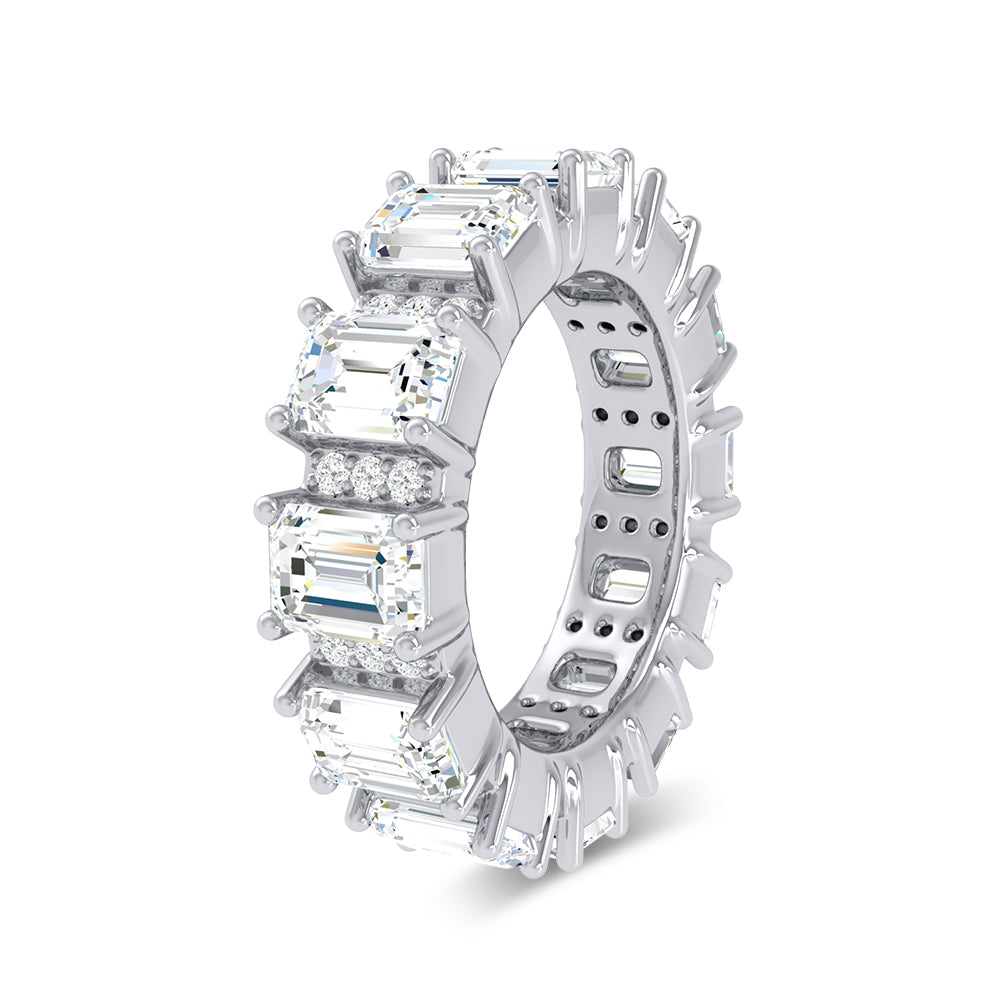 14K 5.00CT Certified Lab Grown Band
