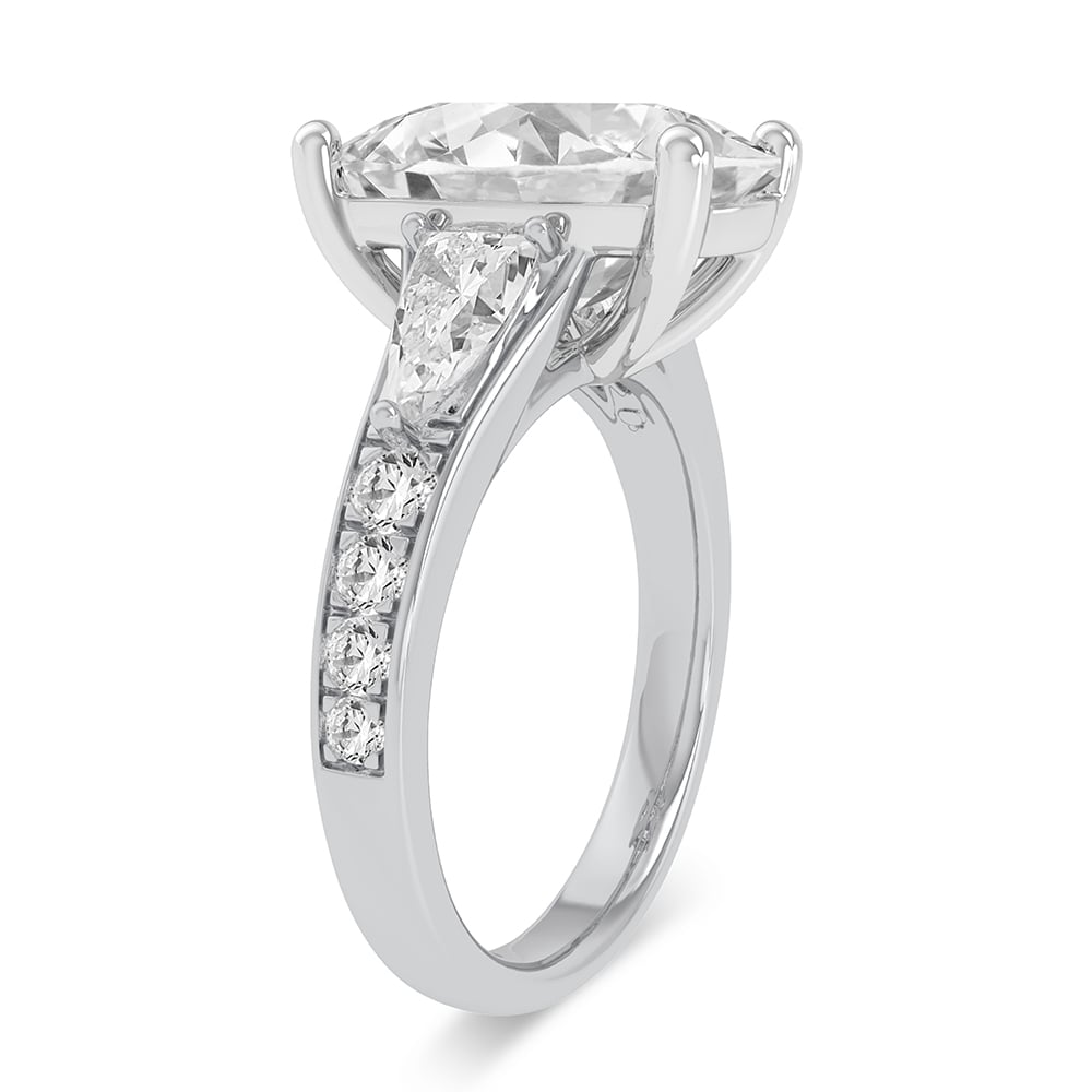 14K 3.90CT Certified Lab Grown Diamond Ring