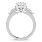 14K 3.90CT Certified Lab Grown Diamond Ring