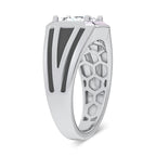 14K 2.00CT Certified Lab Grown Mens Ring