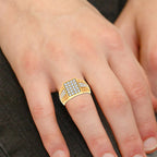 14K 1.50CT LAB GROWN Diamond Mens Ring