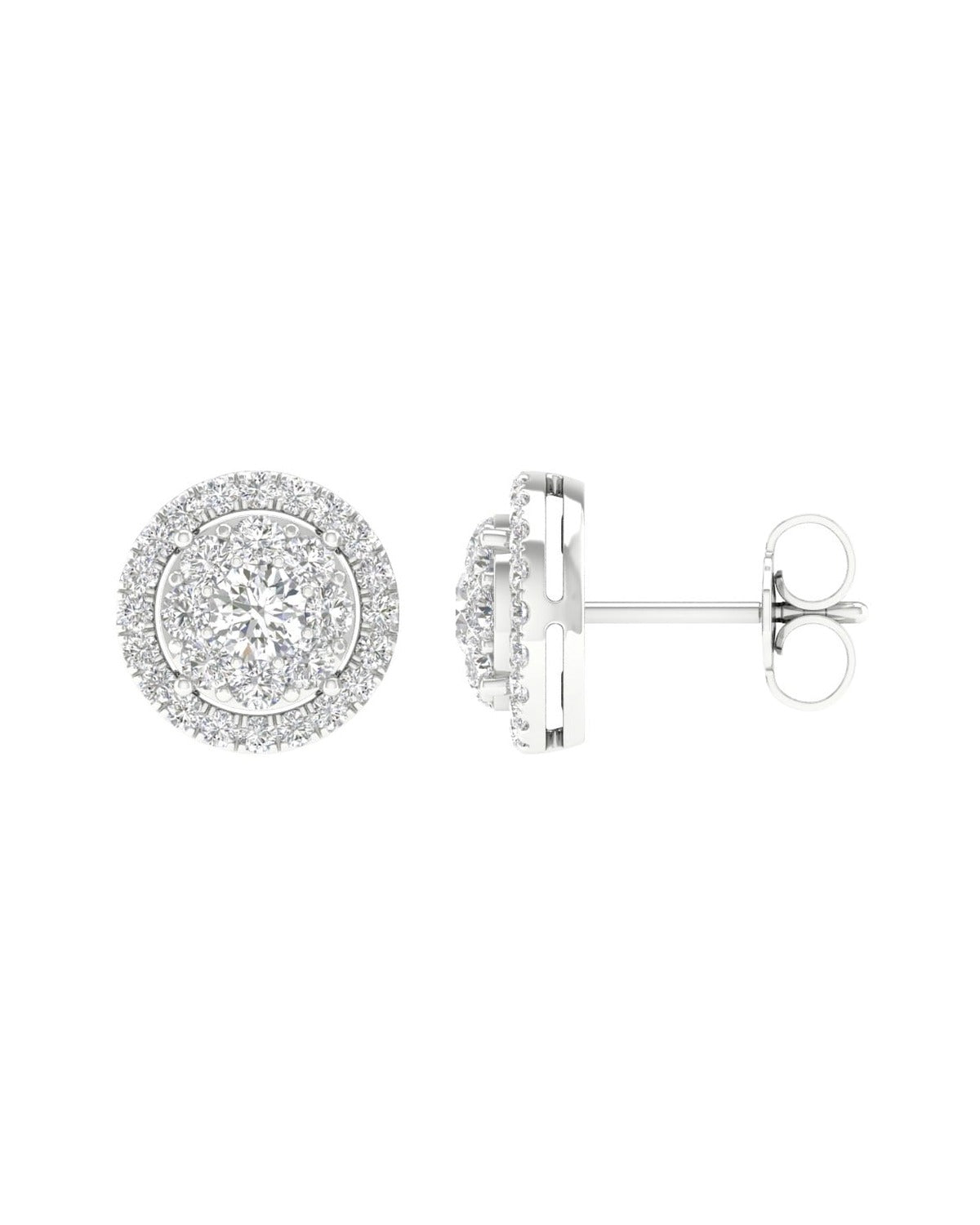 14K 1.00CT Lab Grown Earrings