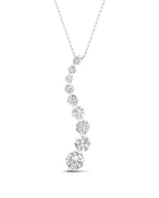 14K 1.00CT Lab Diamond Pendant