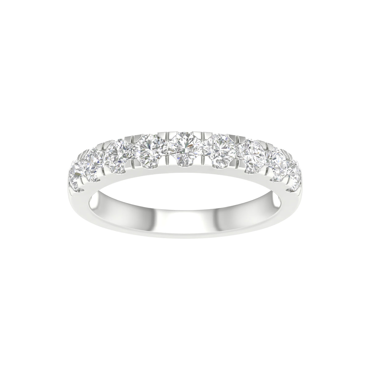 14K 1.00CT Certified Lab Grown Diamond Band