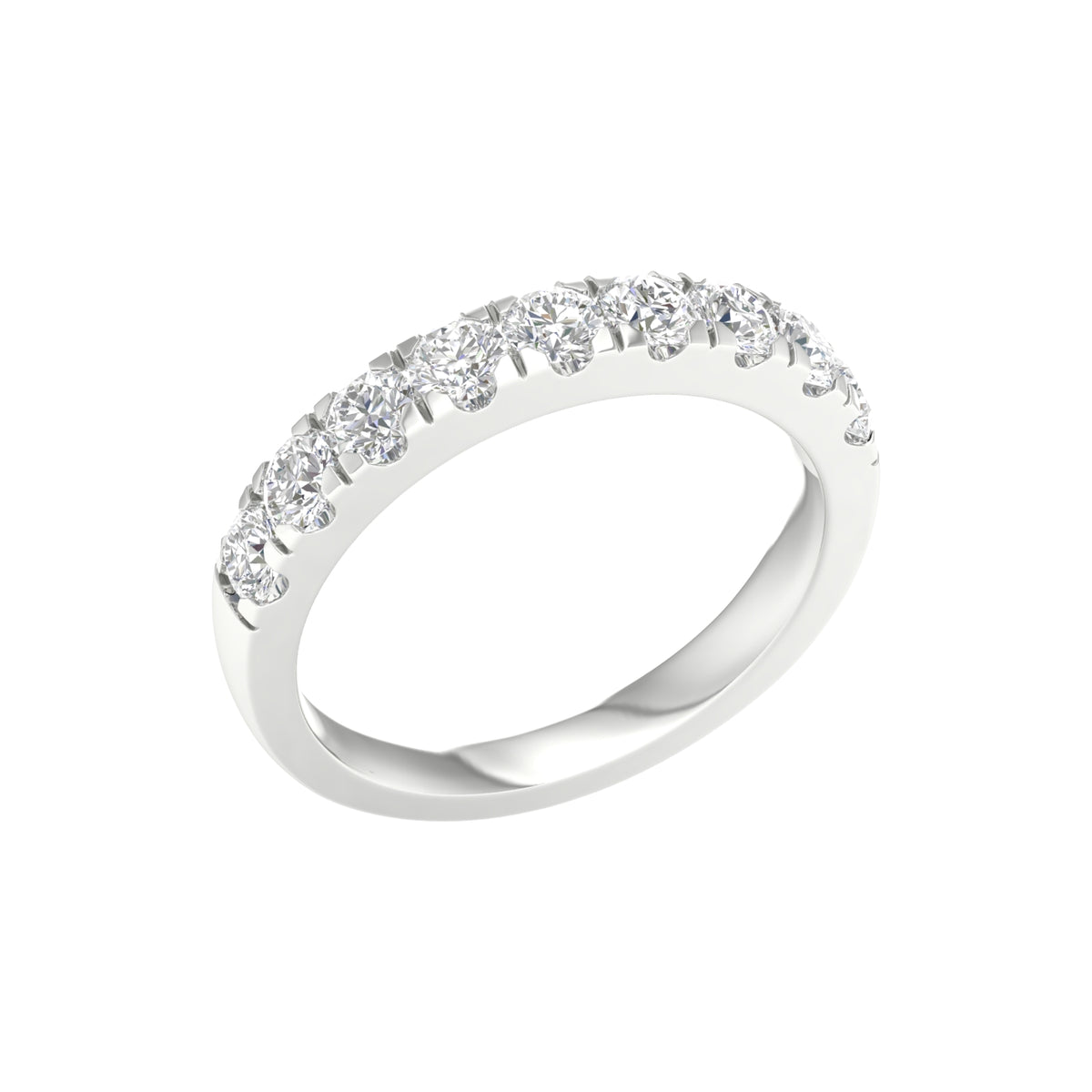14K 1.00CT Certified Lab Grown Diamond Band
