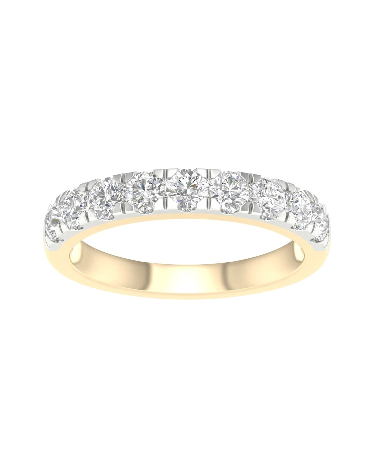 14K 1.00CT Certified Lab Grown Diamond Band