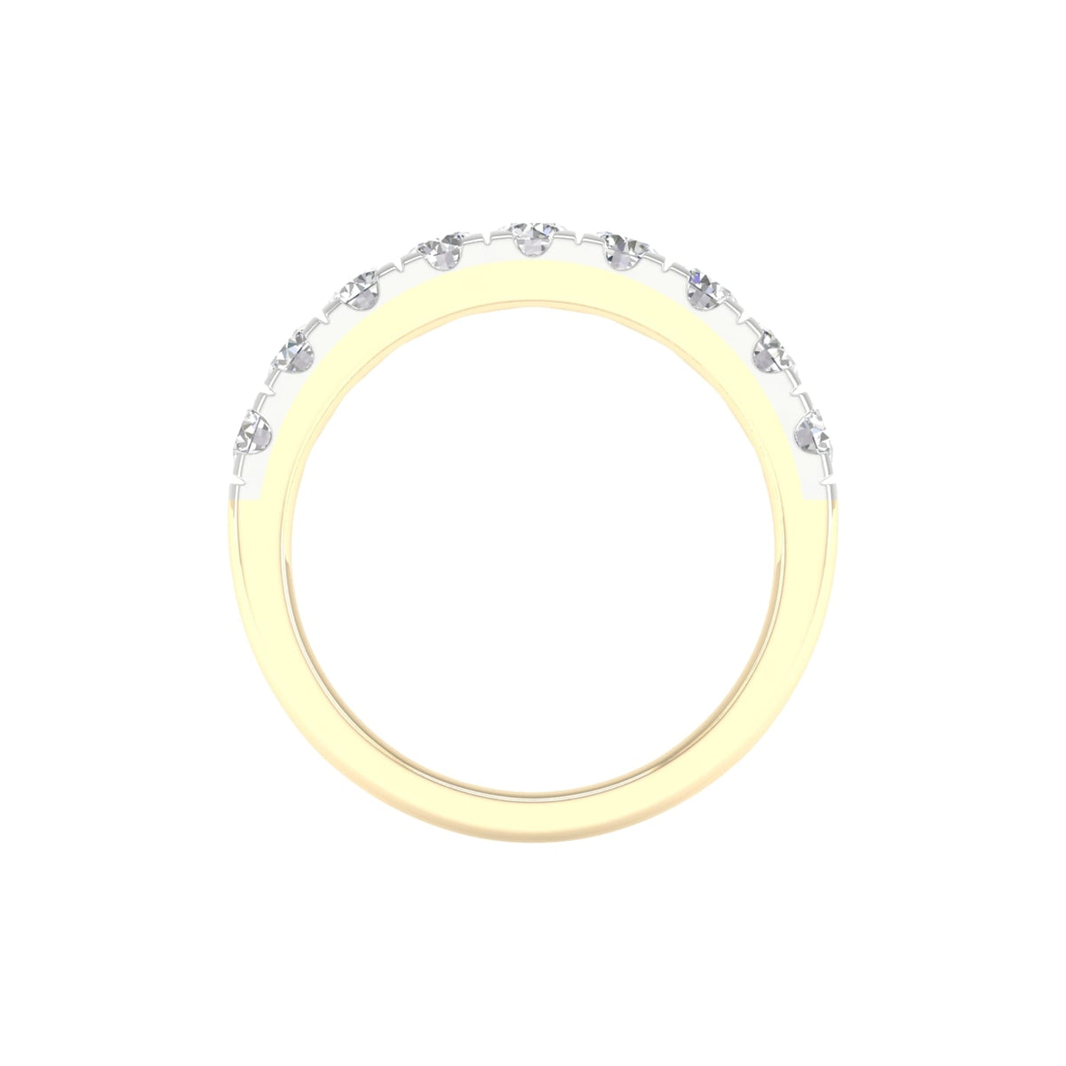 14K 1.00CT Certified Lab Grown Diamond Band