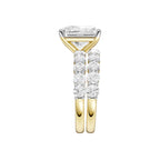 14K 5.00 CT Lab Grown Diamond Bridal Set