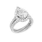 14K 4.00CT DIAMOND BRIDAL SET