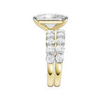 14K 6.00 CT Lab Grown Diamond Bridal Set