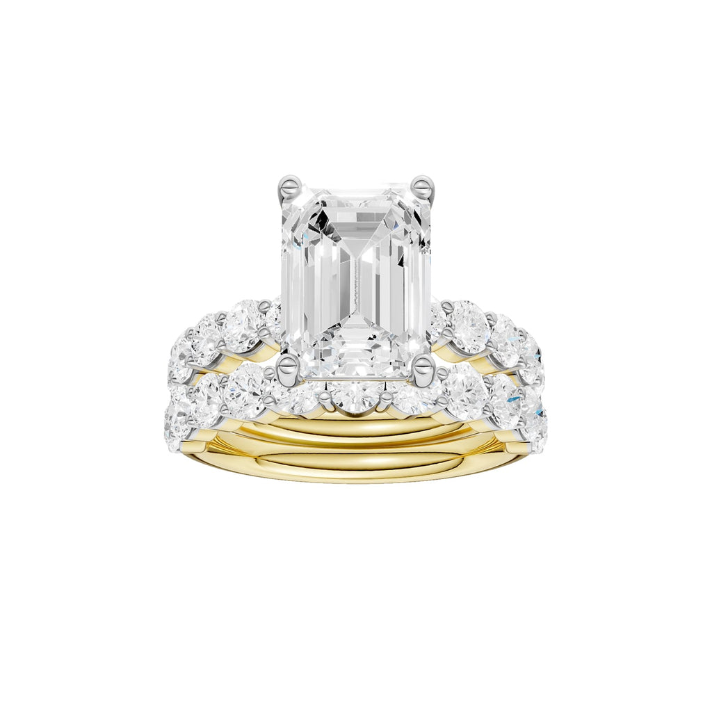 14K 6.00 CT Lab Grown Diamond Bridal Set