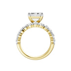 14K 6.00 CT Lab Grown Diamond Bridal Set