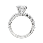 14K 5.00CT Certified Lab Grown Diamond Bridal Set