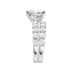 14K 4.00CT Certified Lab Grown Diamond Bridal Set