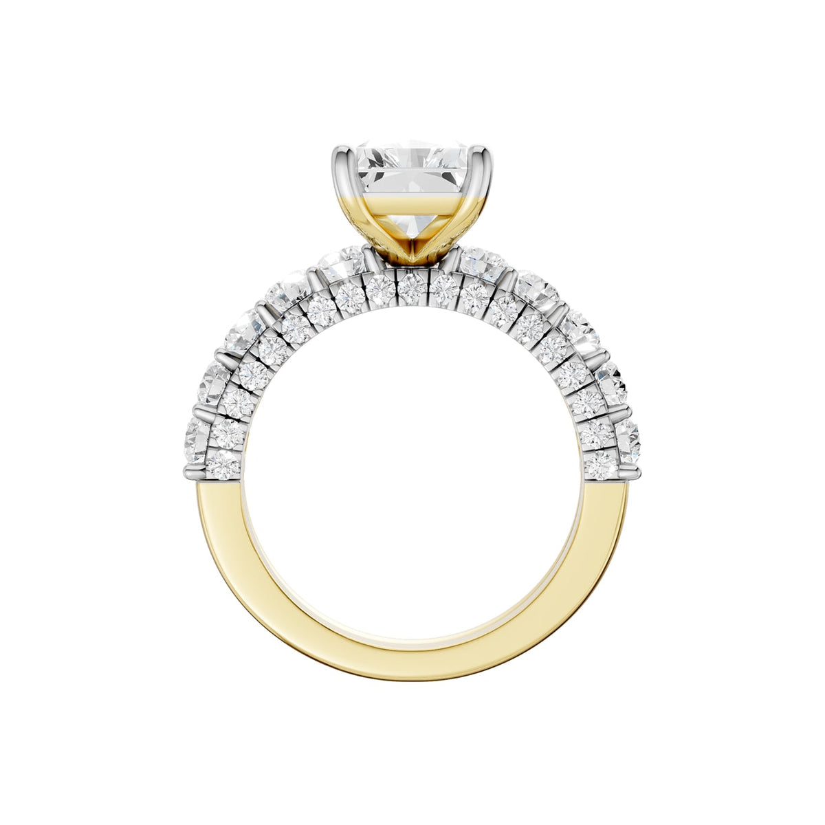 14K 5.00 CT Lab Grown Diamond Bridal Set