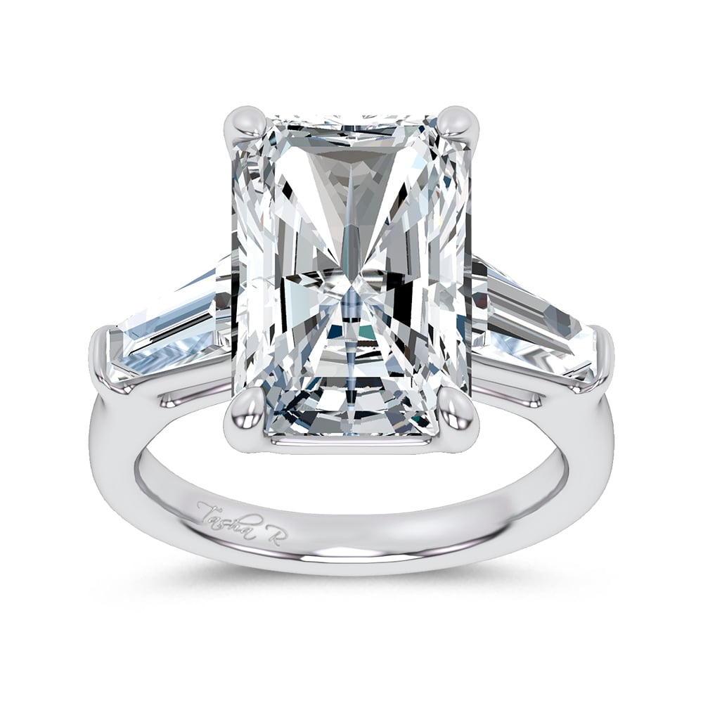 14K 8.40CT Lab Diamond Ring