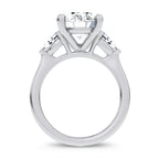 14K 6.61CT Certified Lab Grown Engagement Ring