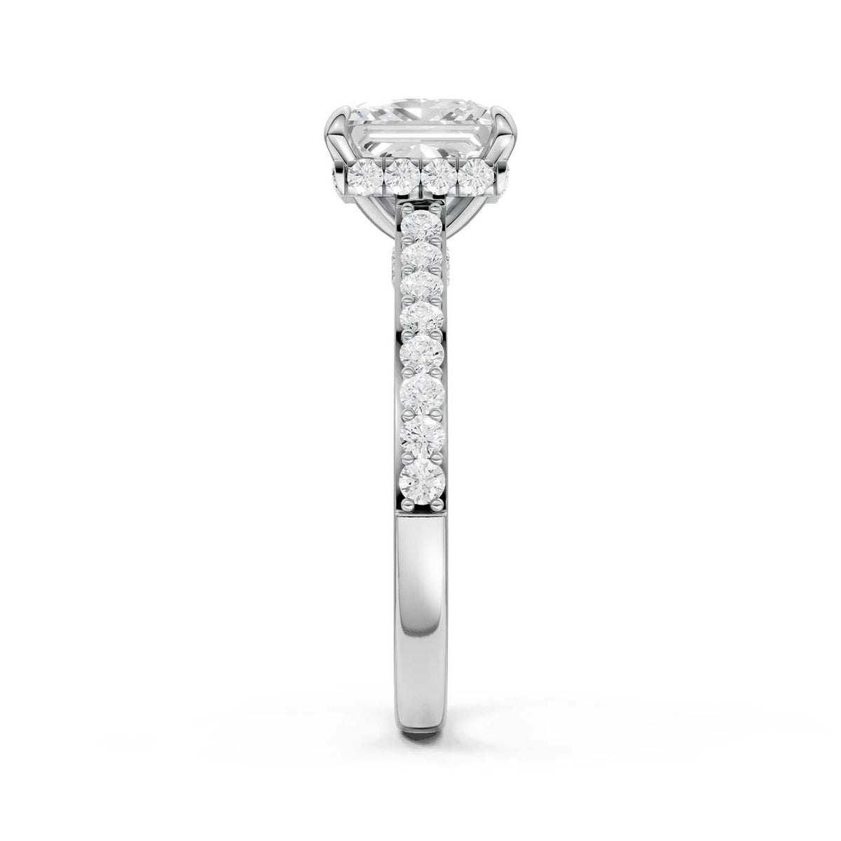 14K 3.50 CT Lab Grown Diamond Ring
