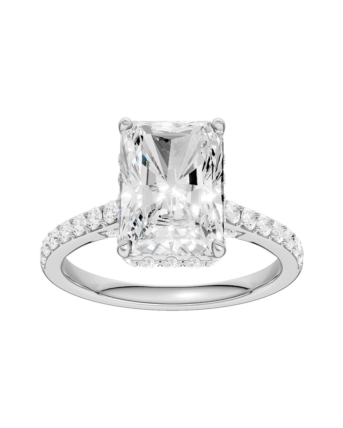 14K 4.50 CT Lab Grown Diamond Ring
