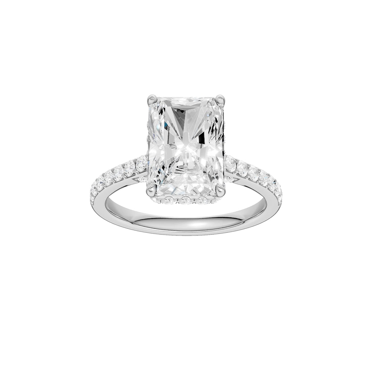 14K 4.50 CT Lab Grown Diamond Ring