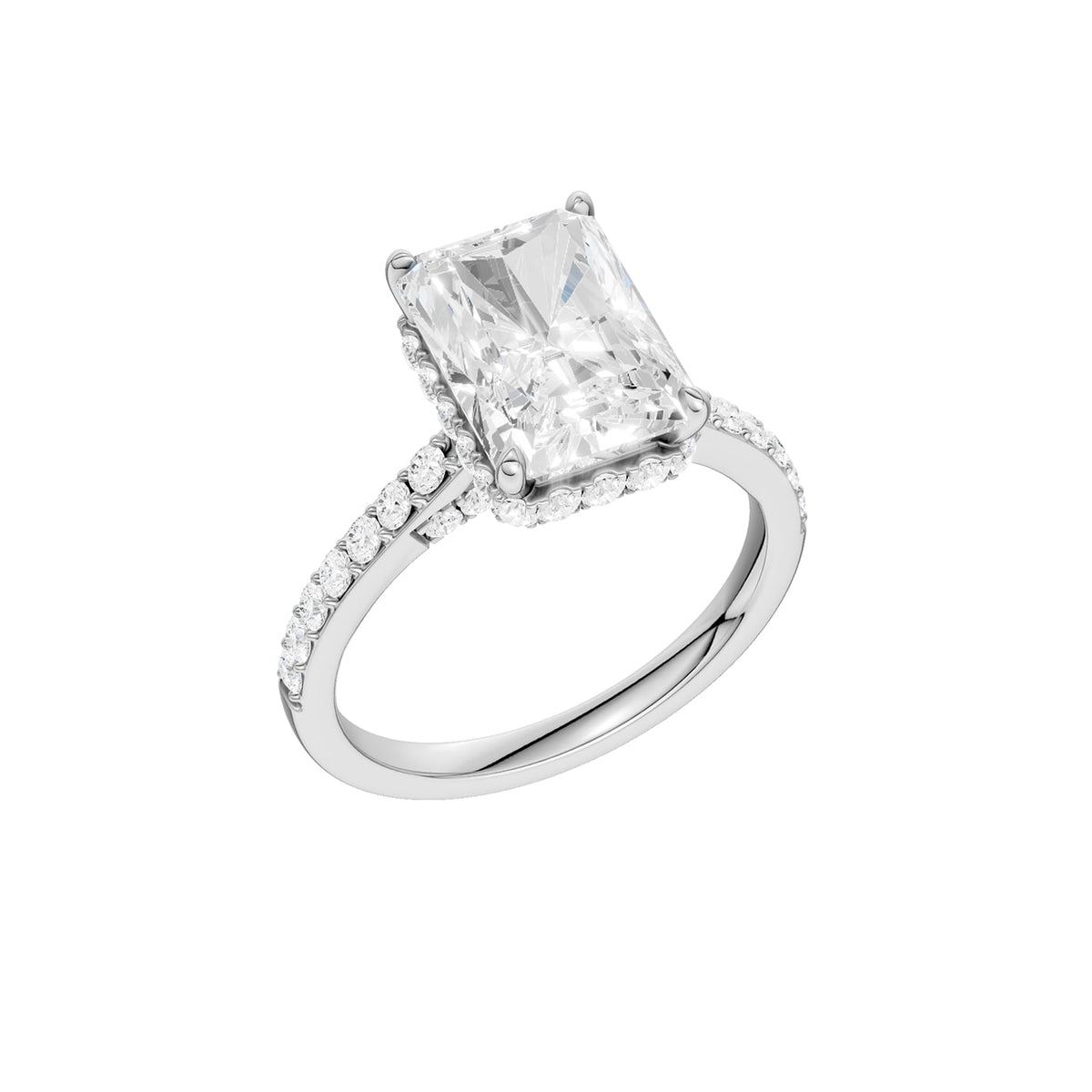 14K 4.50 CT Lab Grown Diamond Ring