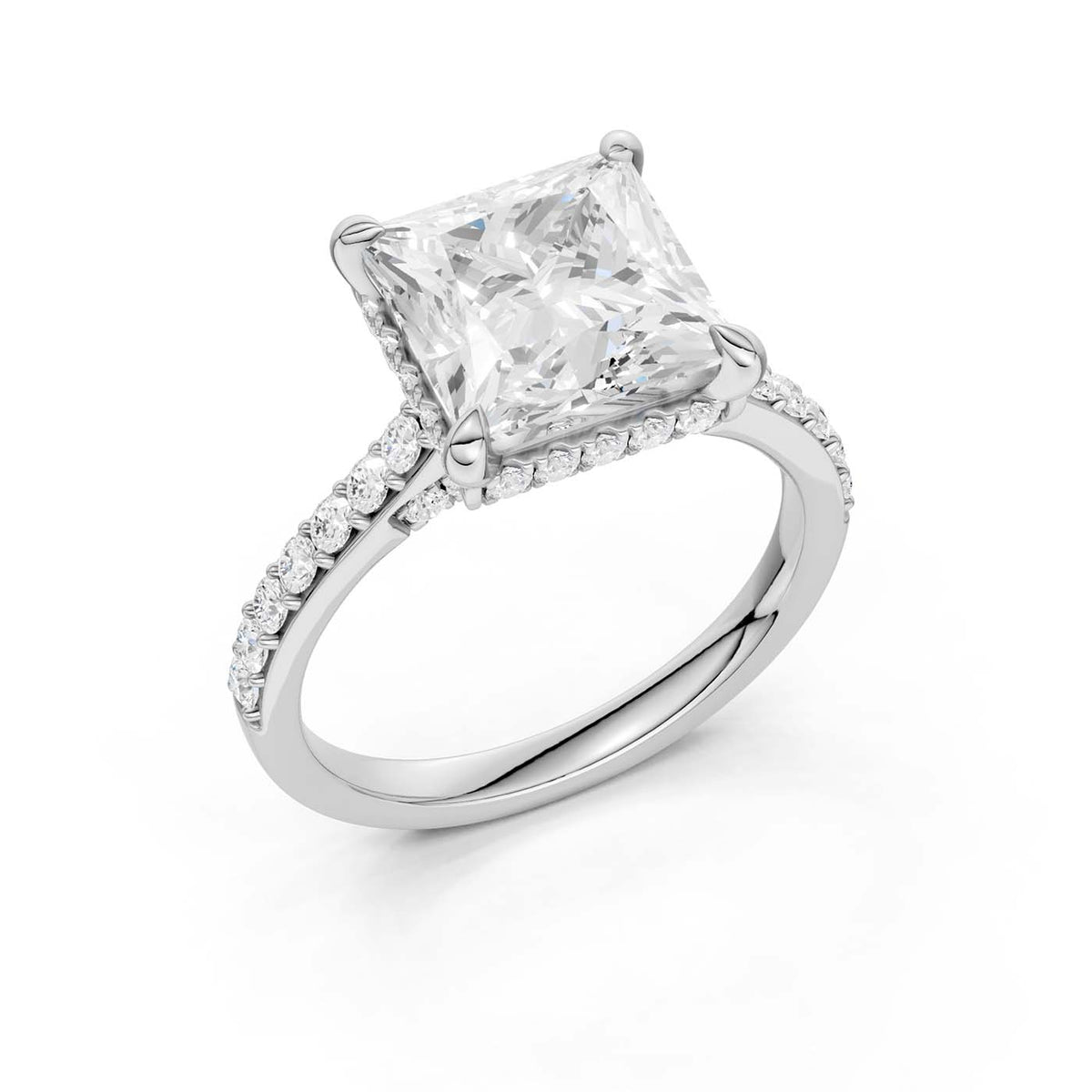 14K 4.50 CT Lab Grown Diamond Ring