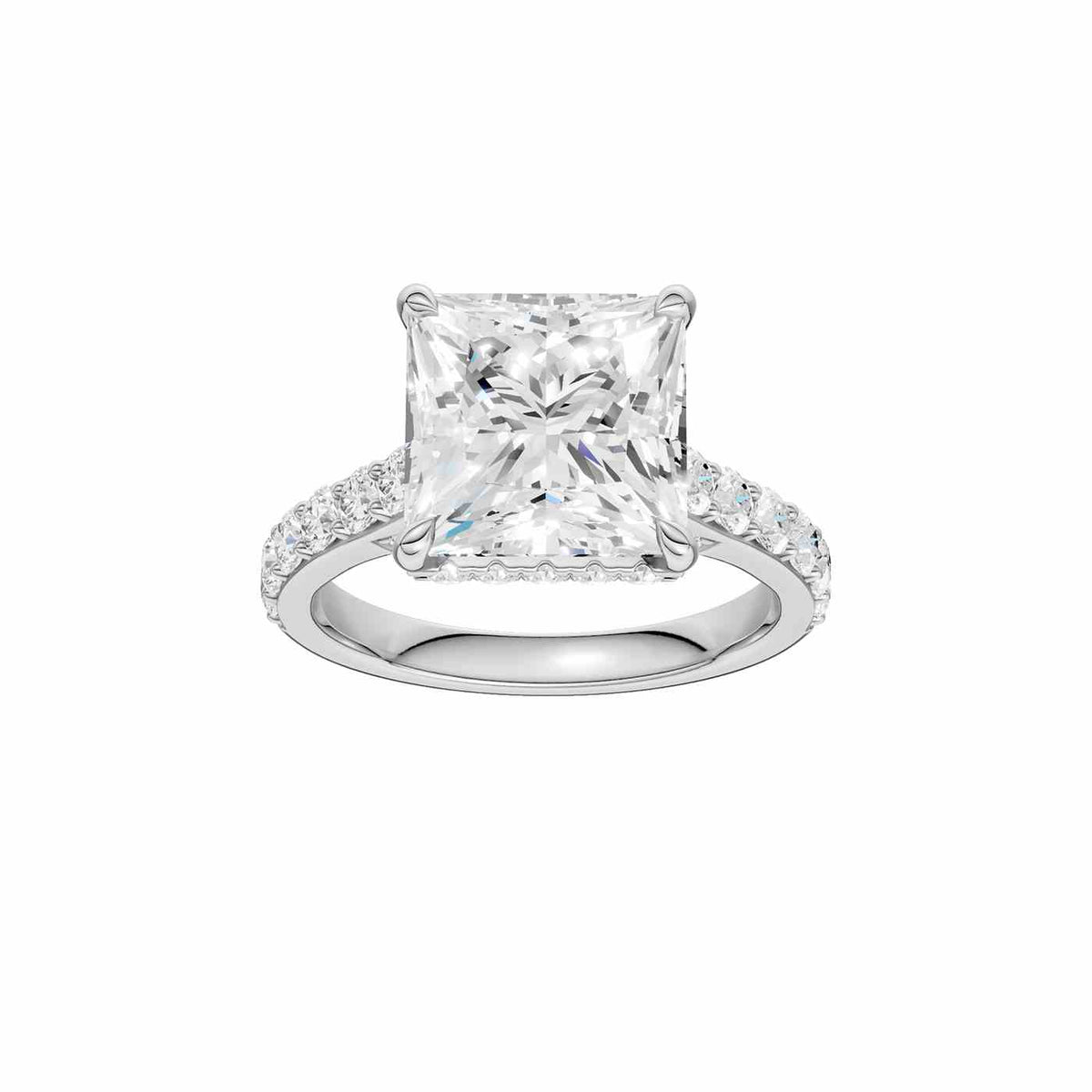 14K 6.00 CT Lab Grown Diamond Ring