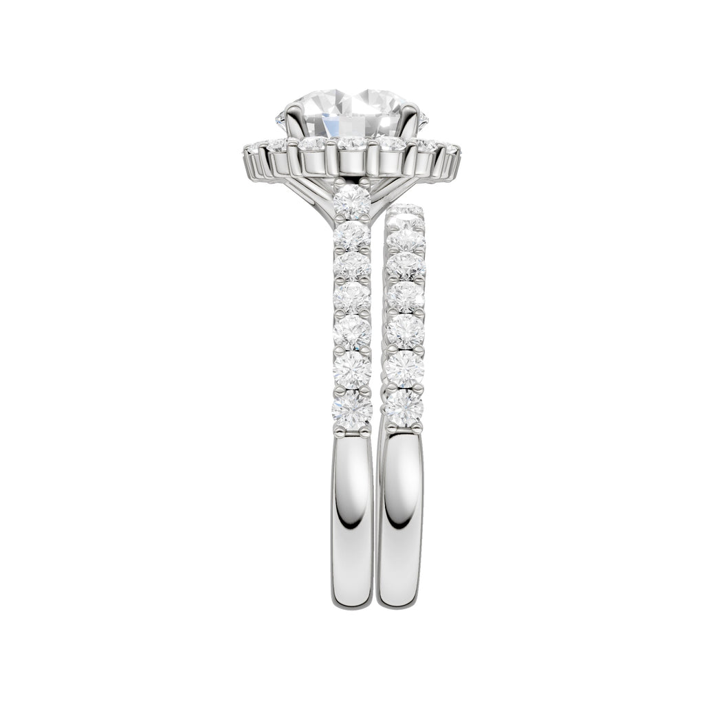 14K 3.00CT DIAMOND BRIDAL SET