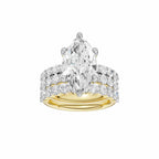 14K 6.00 CT Lab Grown Diamond Bridal Set