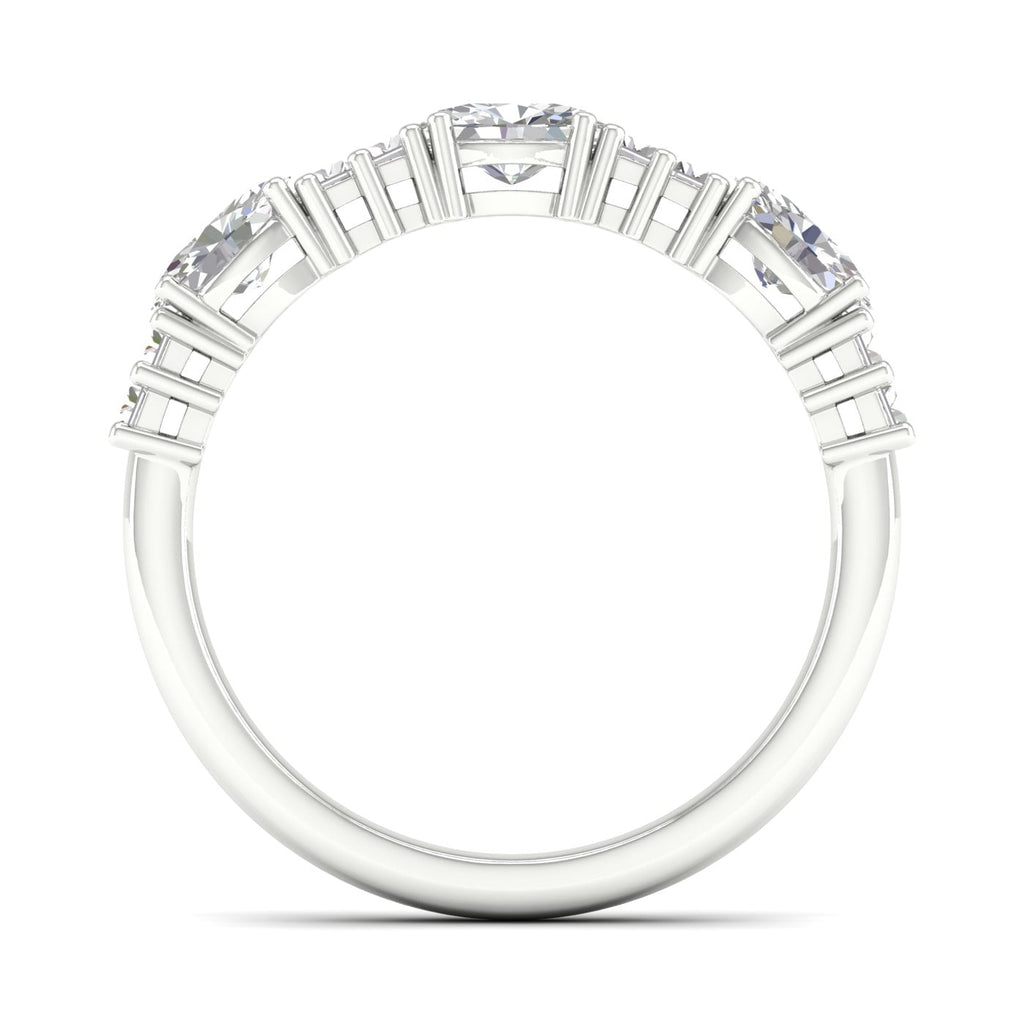 14K 1.00CT Fancy Lab Grown Diamond Band