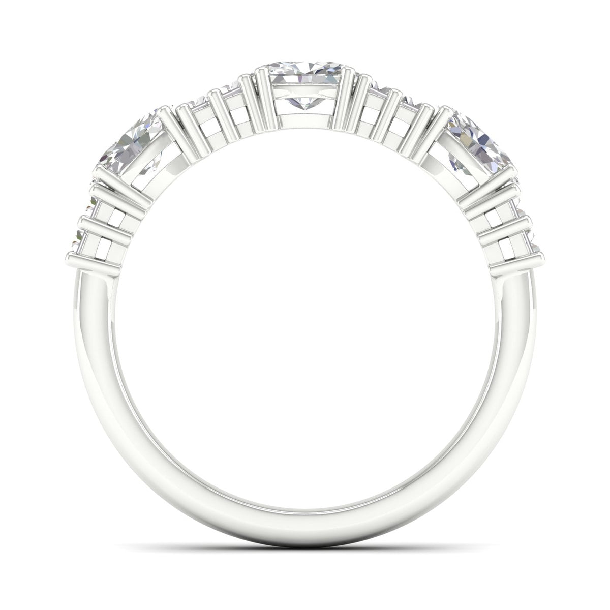 14K 1.00CT Fancy Lab Grown Diamond Band