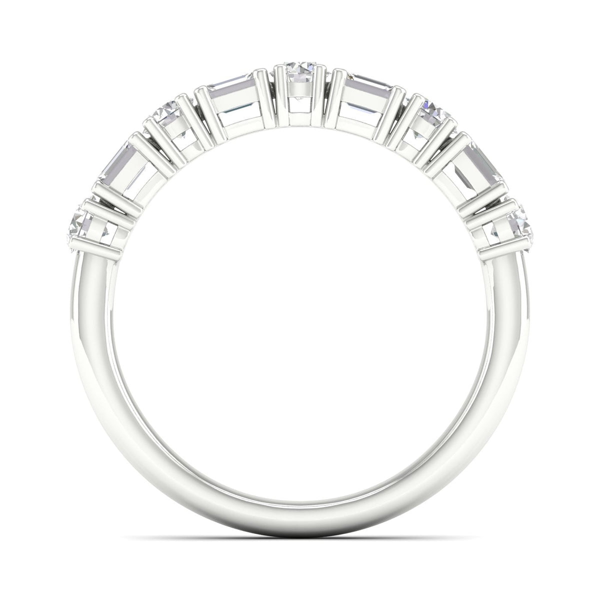 14K 1.00CT Fancy Lab Grown Diamond Band