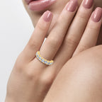 14K 2.97CT Lab Grown DIAMOND BAND