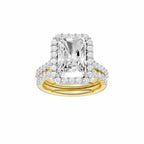 14K 2.25 CT Lab Grown Diamond Bridal Set