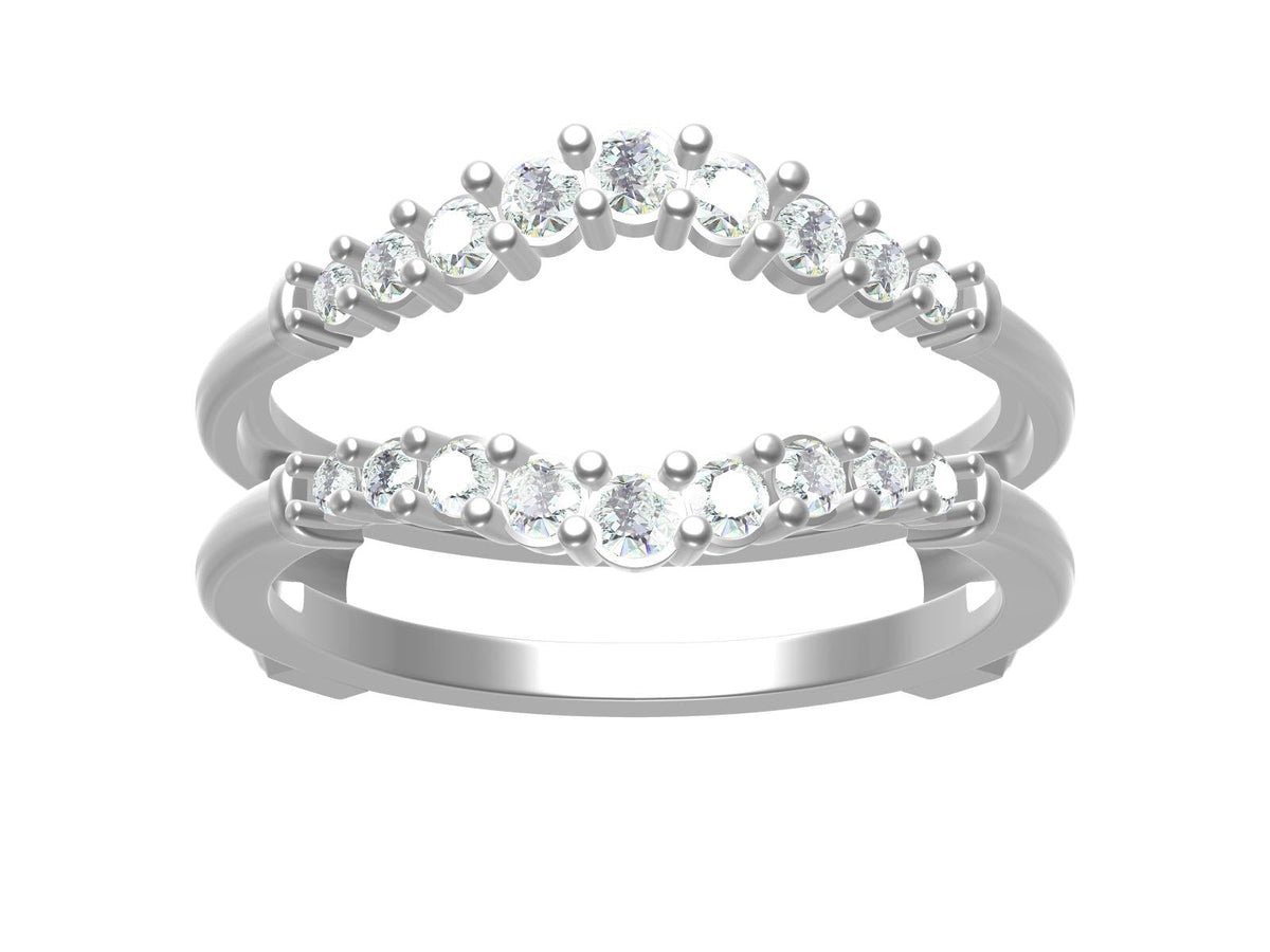 14K Gold 0.50 CTW Lab-Grown Diamond Ring Guard