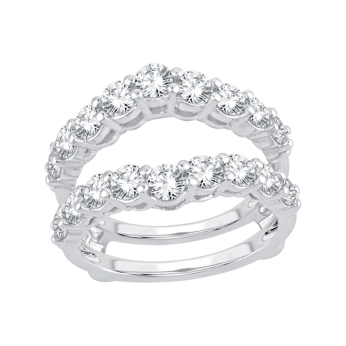 14K Gold 2.00 CTW Lab-Grown Diamond Ring Guard