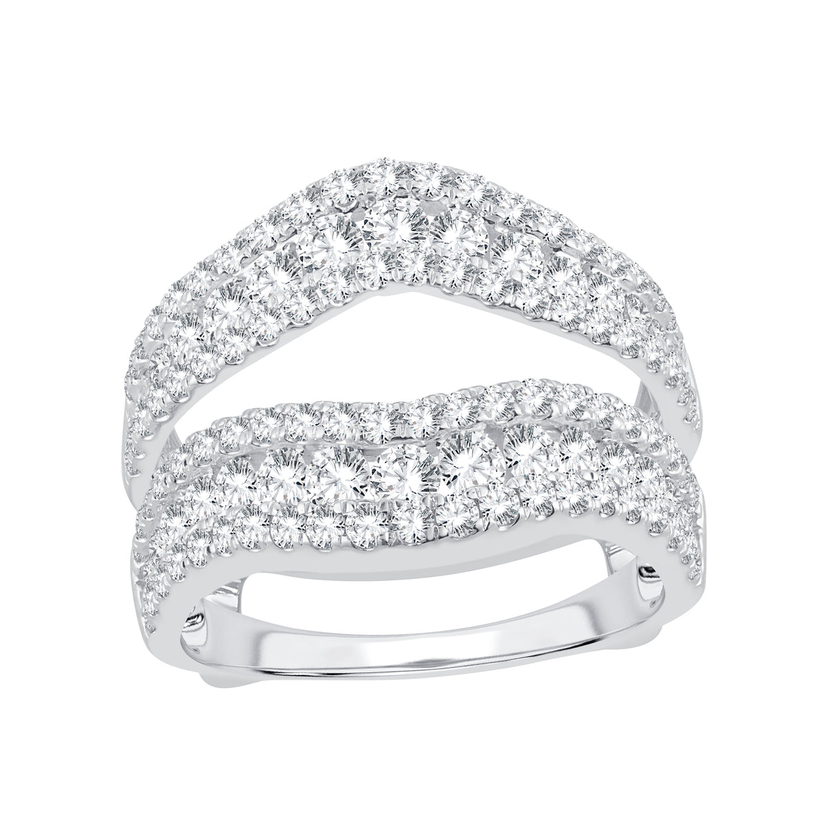 14K Gold 2.00 CTW Lab-Grown Diamond Ring Guard