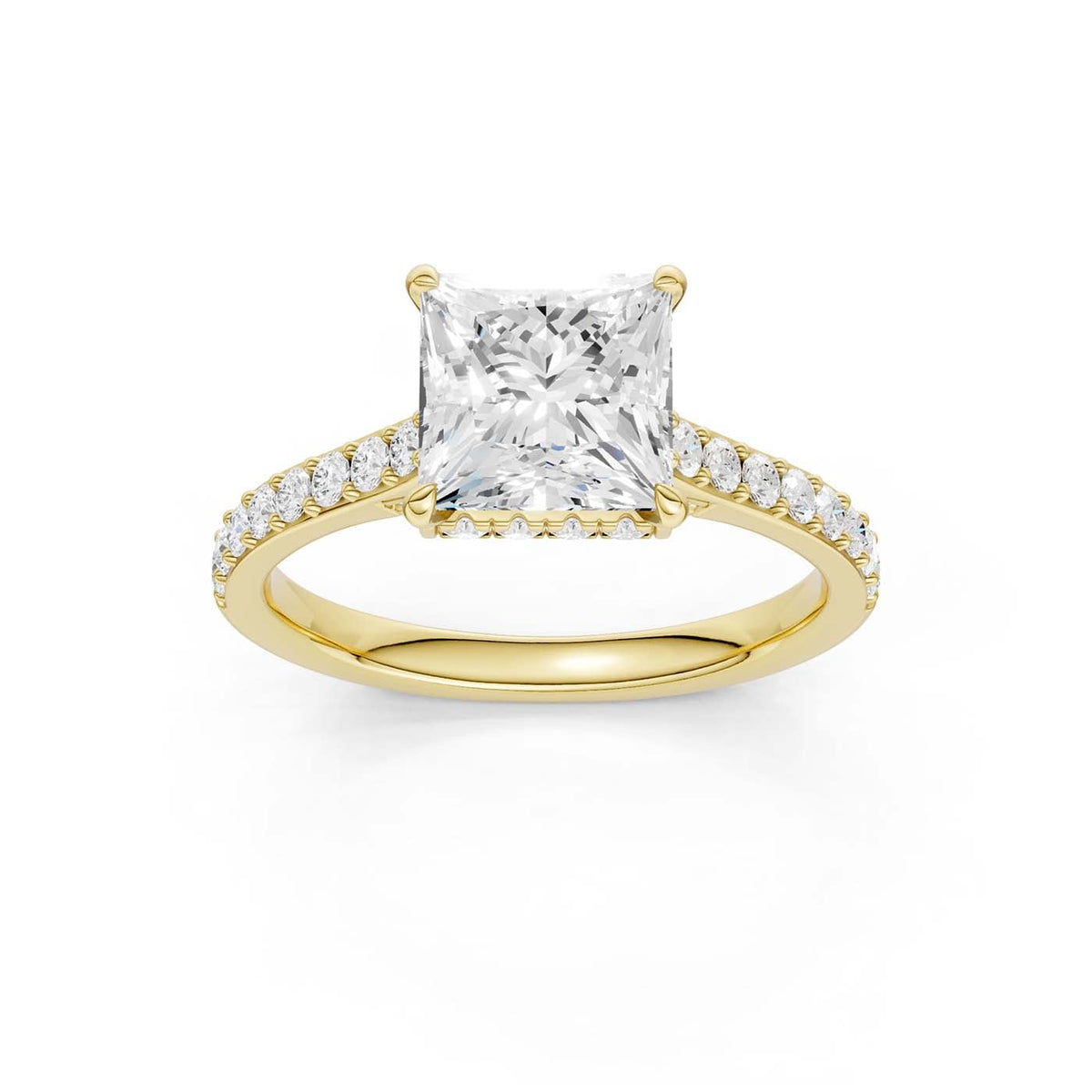 14K 2.50 CT Lab Grown Diamond Ring