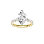 14K 2.50CT Lab Grown Diamond Engagement Ring