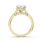 14K 3.50CT Lab Grown Diamond Engagement Ring