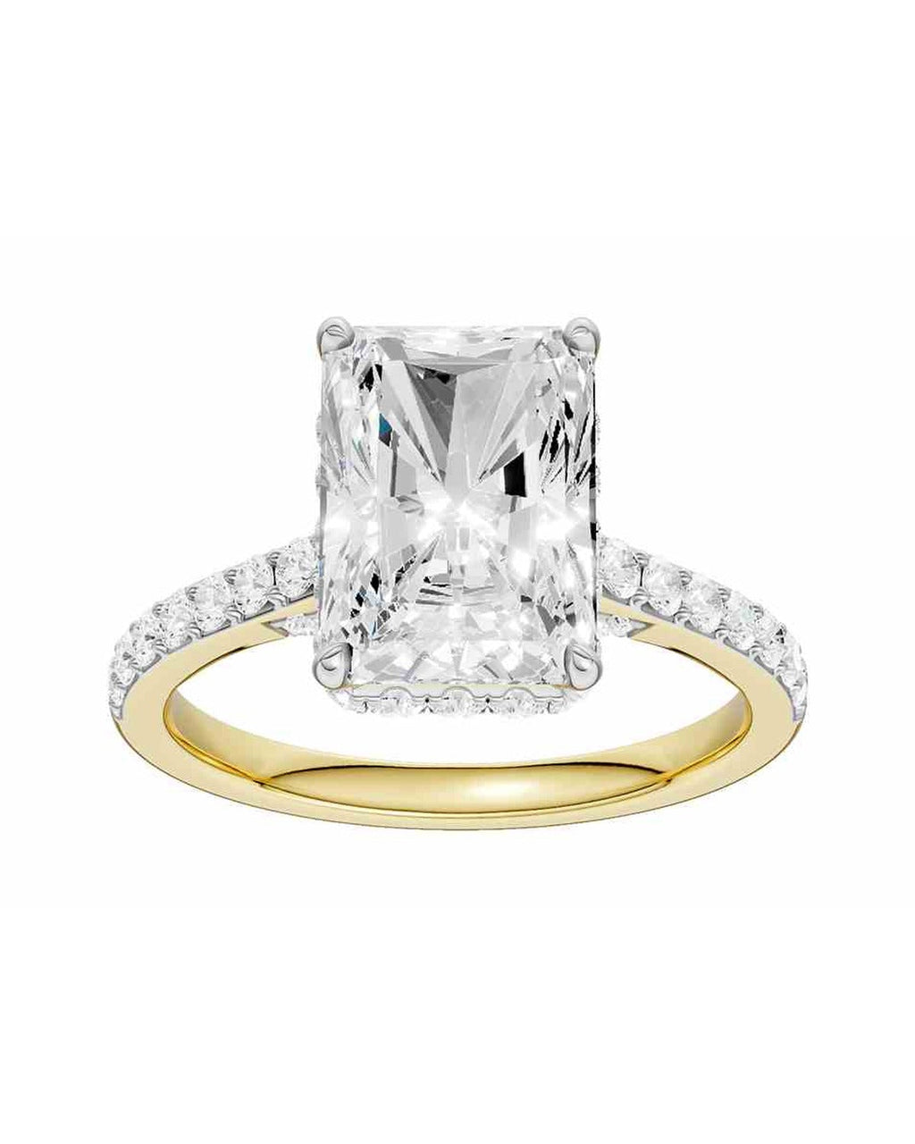 14K 4.50 CT Lab Grown Diamond Ring